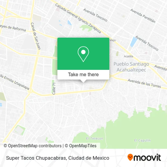 Super Tacos Chupacabras map