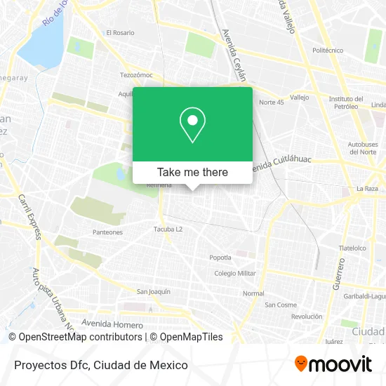 Proyectos Dfc map