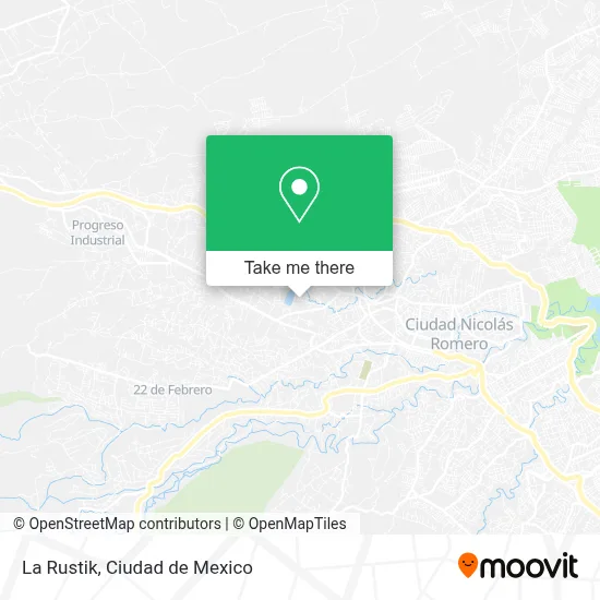 La Rustik map