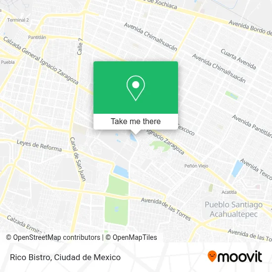Rico Bistro map