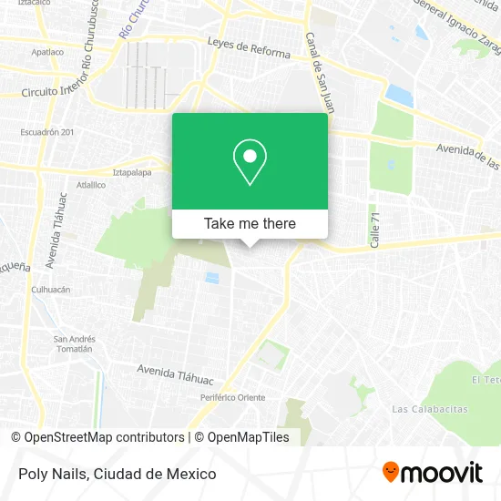 Poly Nails map