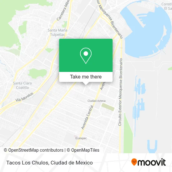 Tacos Los Chulos map