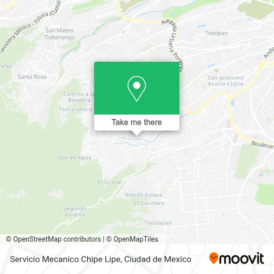 Servicio Mecanico Chipe Lipe map