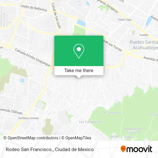 Rodeo San Francisco. map