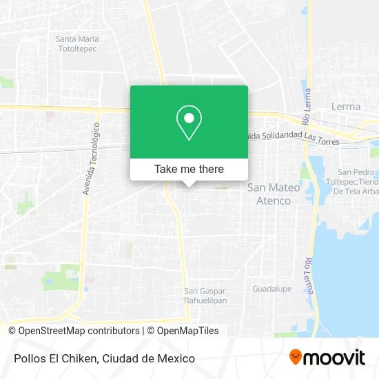 Pollos El Chiken map