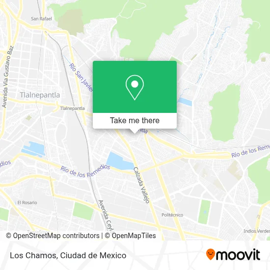 Los Chamos map