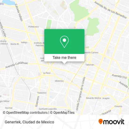 Genertek map