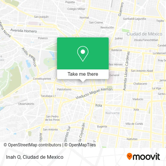 Inah O map