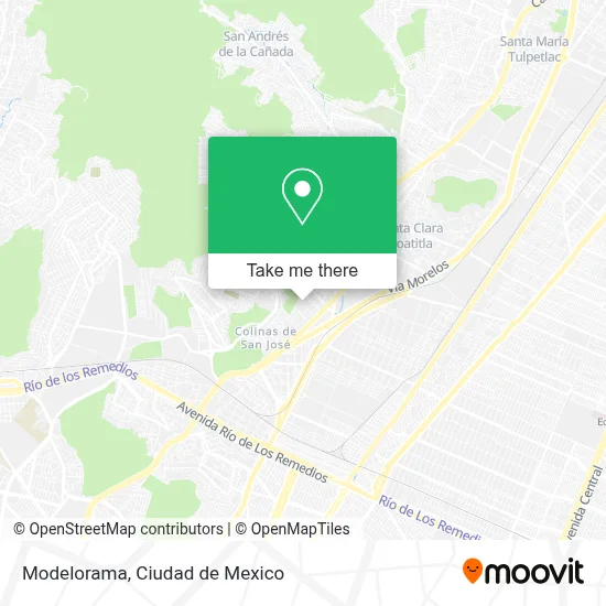 Modelorama map