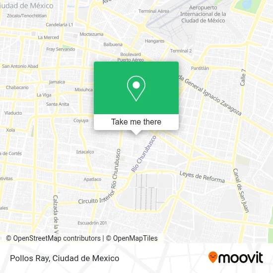 Pollos Ray map