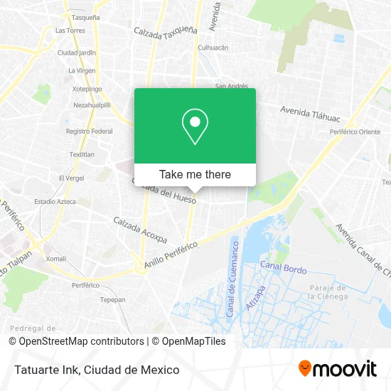 Tatuarte Ink map