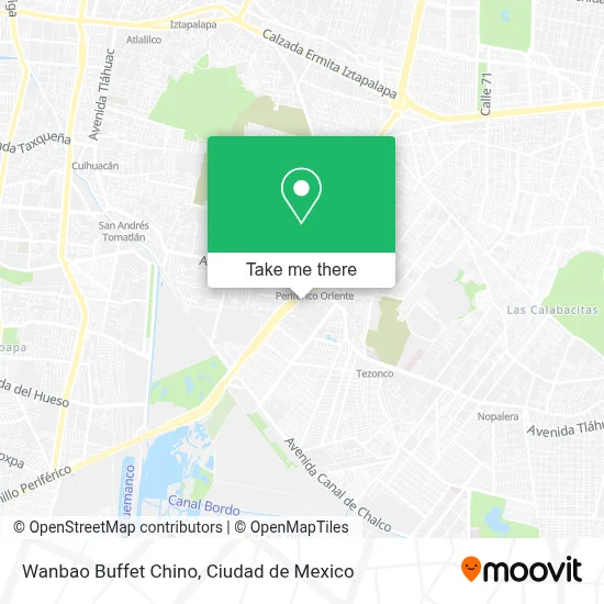 Wanbao Buffet Chino map