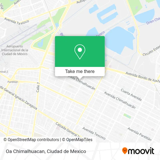 Oa Chimalhuacan map