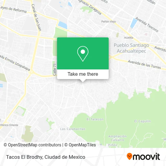 Tacos El Brodhy map