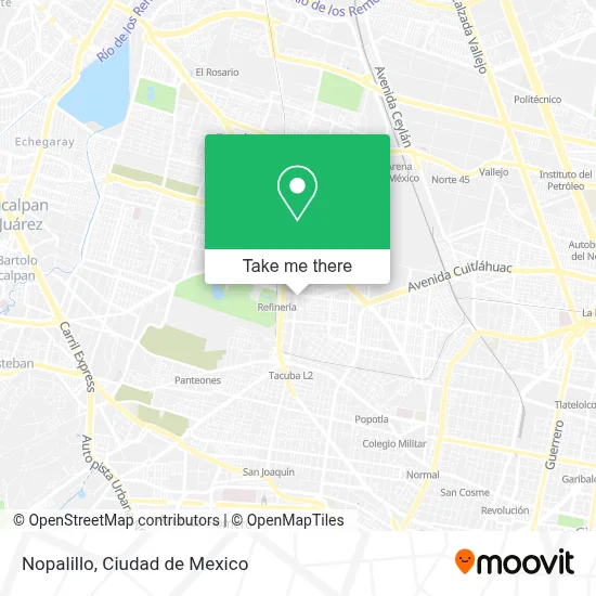 Nopalillo map