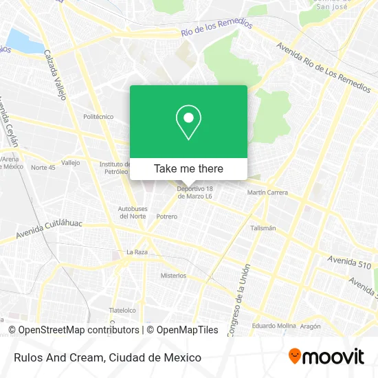 Rulos And Cream map