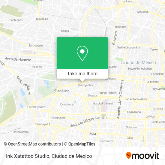 Ink Xatattoo Studio map