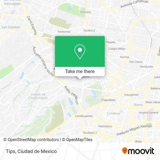 Tips map