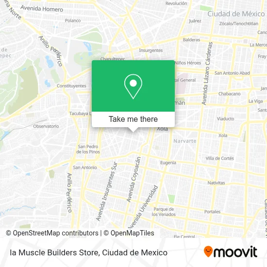 Ia Muscle Builders Store map
