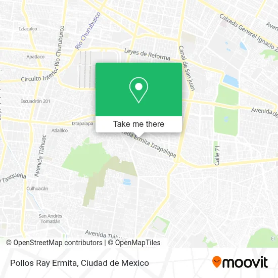 Pollos Ray Ermita map