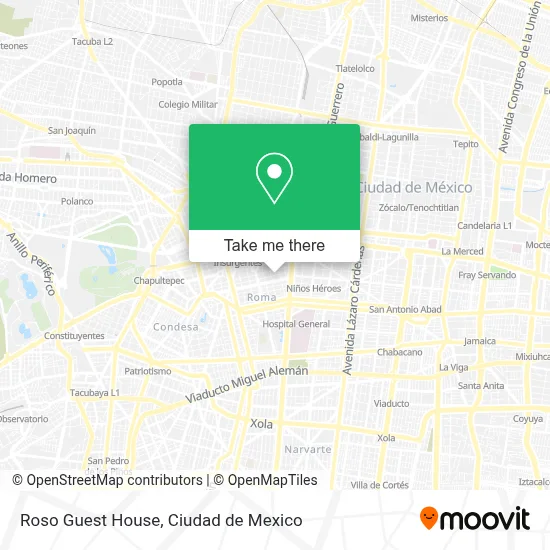 Roso Guest House map