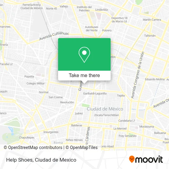 Help Shoes map