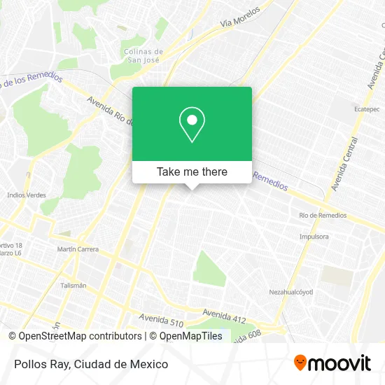 Pollos Ray map