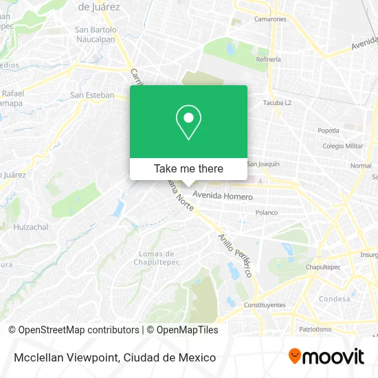 Mcclellan Viewpoint map