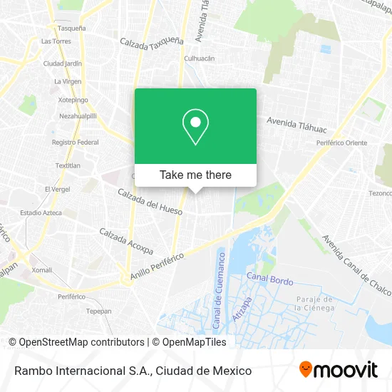 Rambo Internacional S.A. map