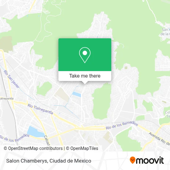 Salon Chamberys map