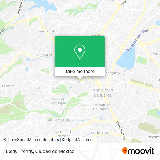Leidy Trendy map