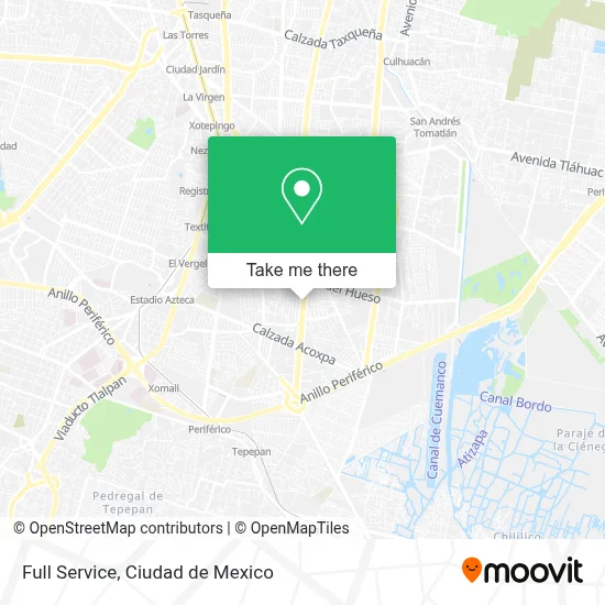 Full Service map