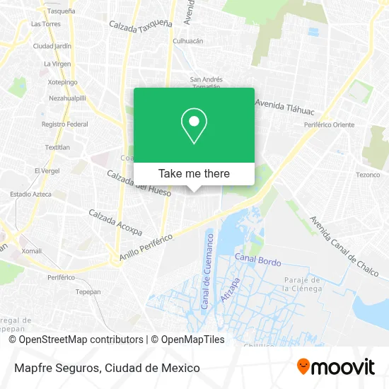 Mapfre Seguros map
