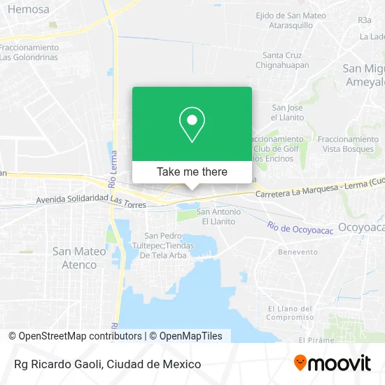 Rg Ricardo Gaoli map