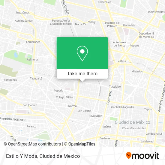Estilo Y Moda map