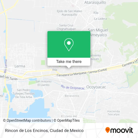 Rincon de Los Encinos map