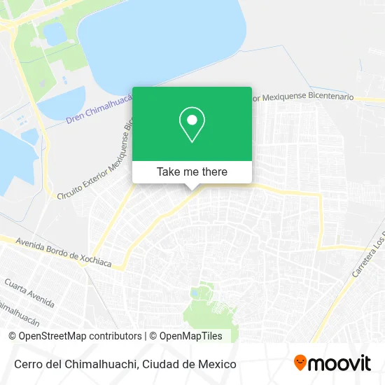 Cerro del Chimalhuachi map