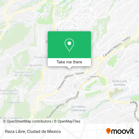 Raza Libre map