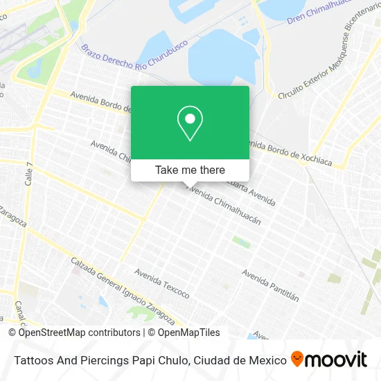 Tattoos And Piercings Papi Chulo map