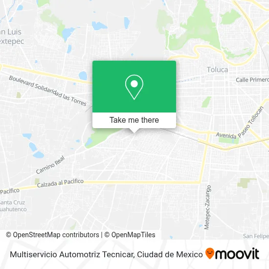 Multiservicio Automotriz Tecnicar map