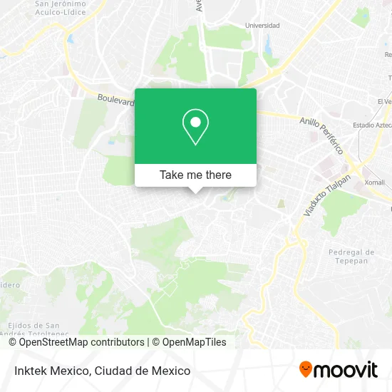 Inktek Mexico map