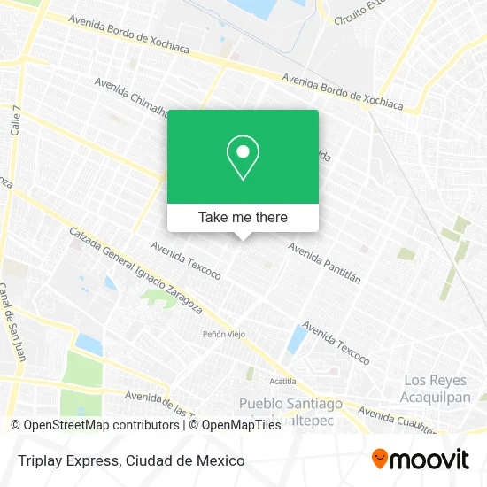 Triplay Express map