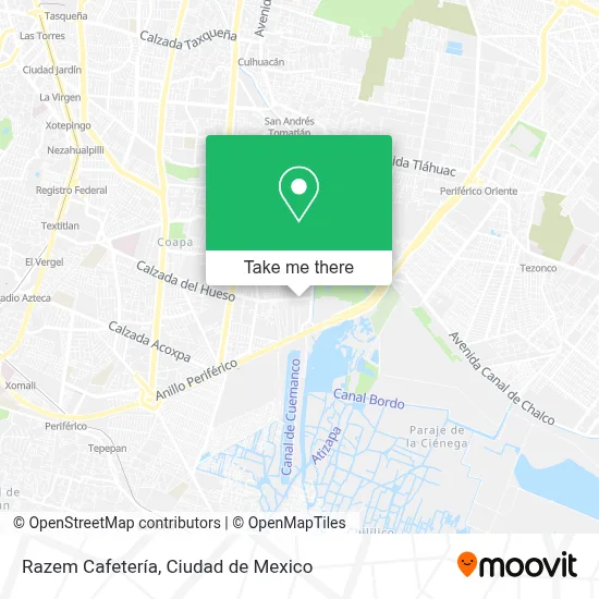 Razem Cafetería map