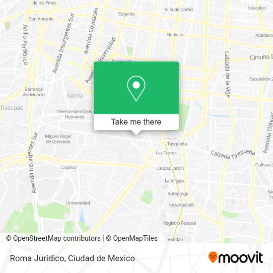 Roma Juridico map