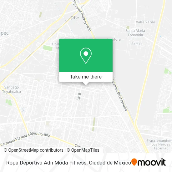 Ropa Deportiva Adn Moda Fitness map