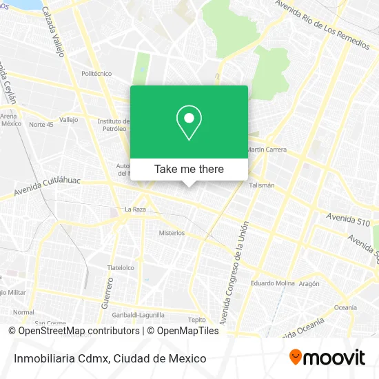 Inmobiliaria Cdmx map