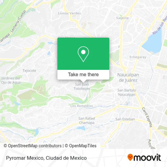 Pyromar Mexico map