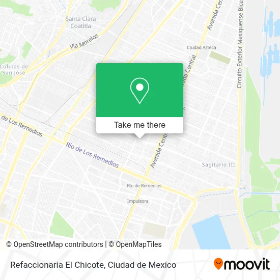 Refaccionaria El Chicote map