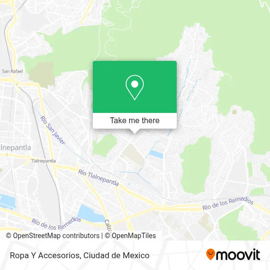 Ropa Y Accesorios map