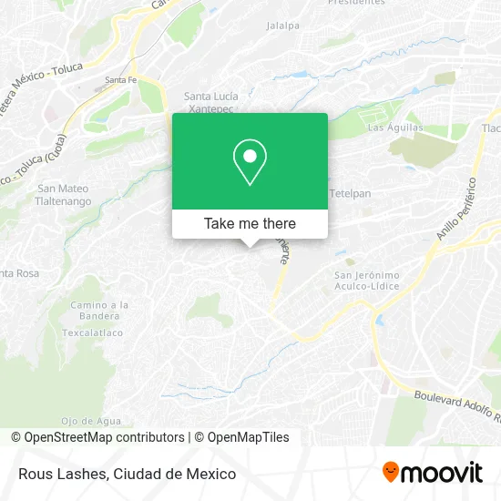 Rous Lashes map